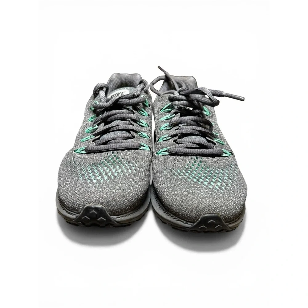 Nike Zoom Pegasus 34 Womens 6 Gray Green Running Shoes 878671-003‎
